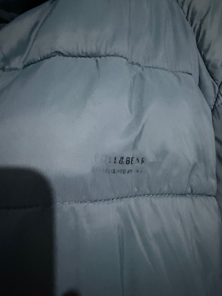 Fermuarlı Mavi Erkek Mont - Görsel 4