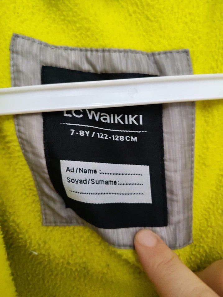 Gri Kapüşonlu Erkek Çocuk Mont - Görsel 4