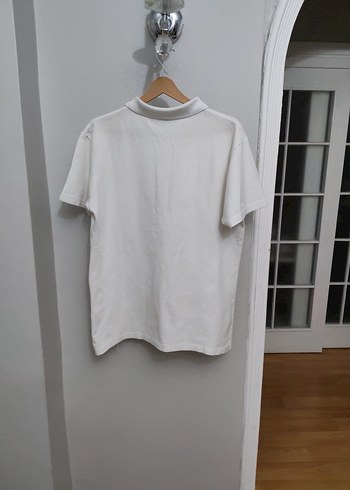 Erkek Beyaz Kısa Kollu Polo Tişört - Görsel 6