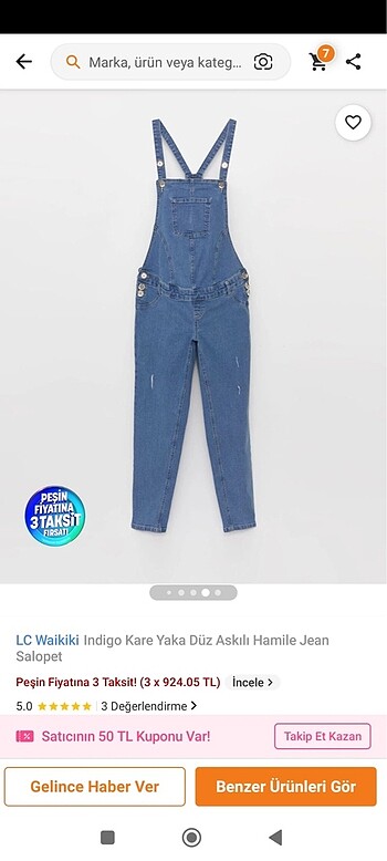 Lc Waikiki hamile tulum - Görsel 6