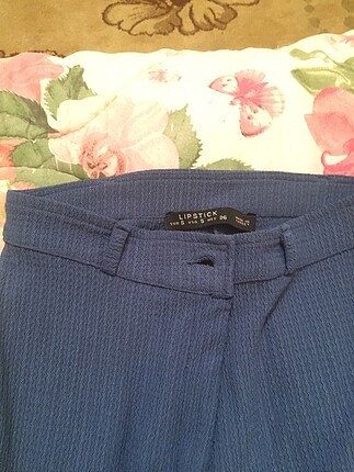 Bershka Mavi ispanyol paça pantolon
