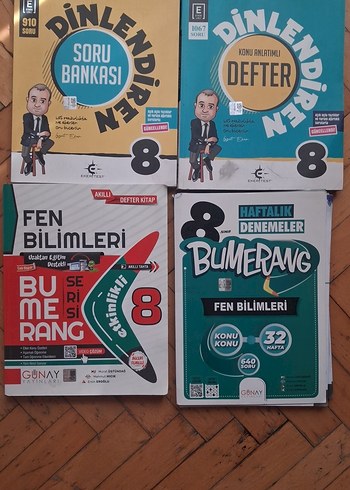 8. Sınıf Fen Bilimleri Soru ve Deneme Kitapları