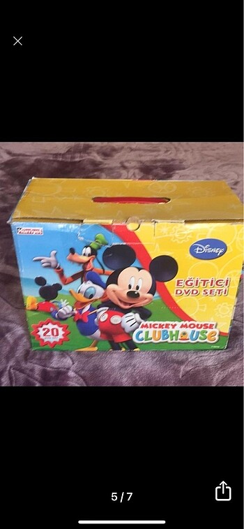 Mickey mouse eğitici dvd seti