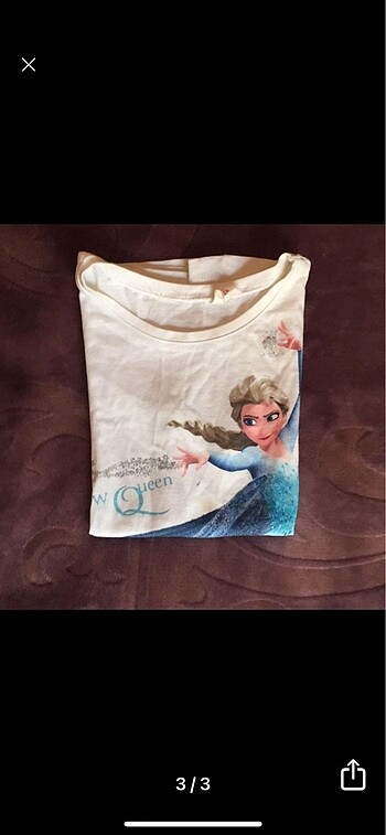 Diğer 7 yaş Elsa tişört