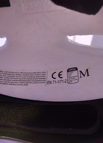 5-8 Yaş, 22 cm Beden mavi Renk Koruyucu kask.