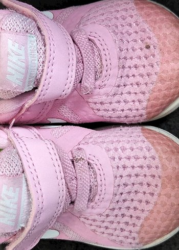 Kız Çocuk Pembe Cırt Cırtlı Spor Ayakkabı - Görsel 2