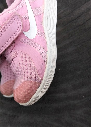 Kız Çocuk Pembe Cırt Cırtlı Spor Ayakkabı - Görsel 4