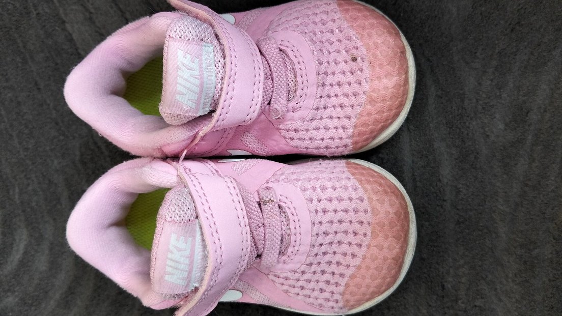 Kız Çocuk Pembe Cırt Cırtlı Spor Ayakkabı - Görsel 2