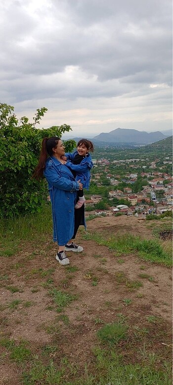 Diğer Anne kız takım trençkot