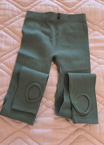 Kadın haki yeni etiketli fitilli tayt Dilvin - Görsel 3