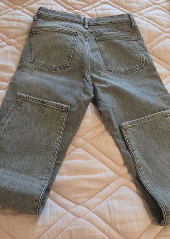 Gri Denim Kadın mango Kot Pantolon - Görsel 5