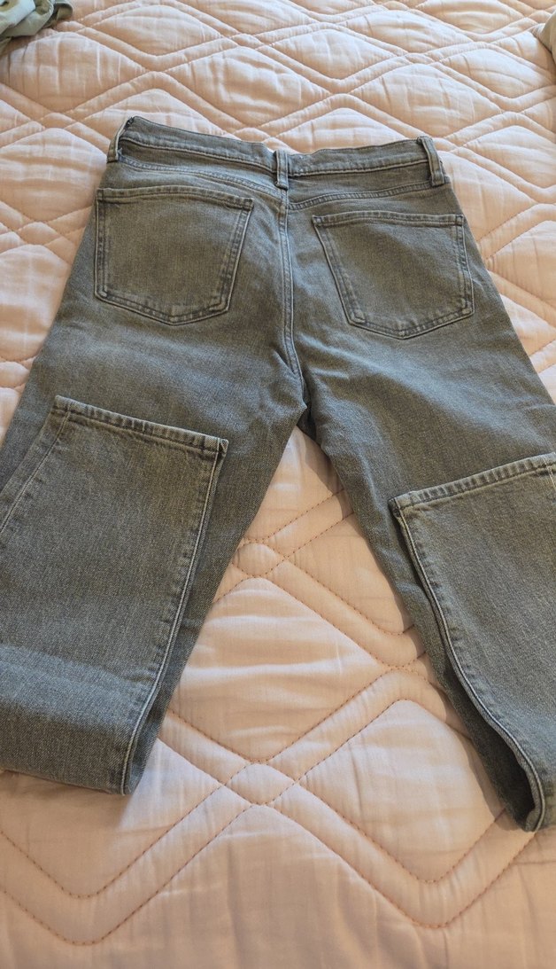 Gri Denim Kadın mango Kot Pantolon - Görsel 5