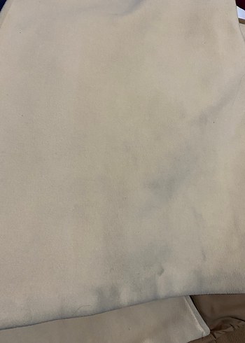 Çift Renkli Kemerli Kaban - Görsel 8