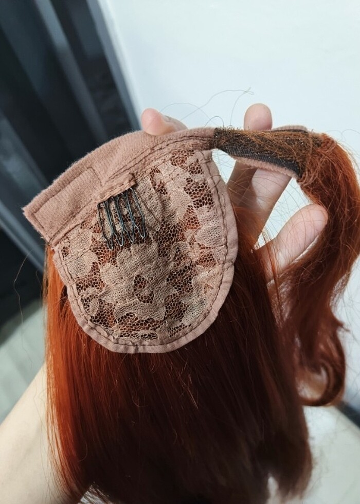 Bakır kızıl at kuyruğu saç - Görsel 3