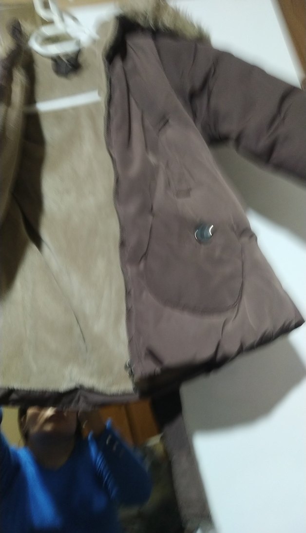 Düğmeli Kahverengi Erkek Çocuk Kaban - Görsel 2