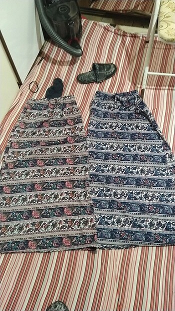 Kalem etek tarzında uzun etek astarsız - Görsel 3