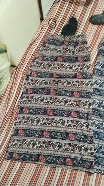 Kalem etek tarzında uzun etek astarsız - Görsel 4