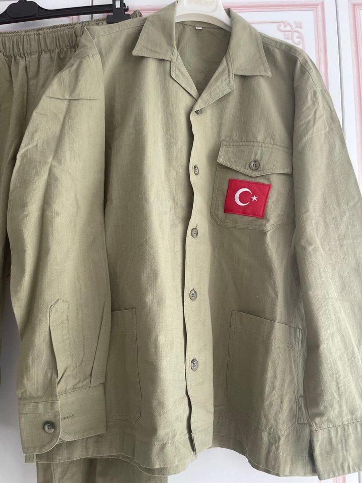 Düğmeli  Erkek  hac umre Takımı - Görsel 2