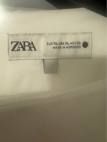 xl Beden beyaz Renk ZARA BEYAZ MİNİ ELBİSE