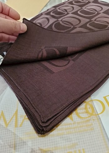  Beden kahverengi Renk imannoor Kahverengi dama desenli şal
