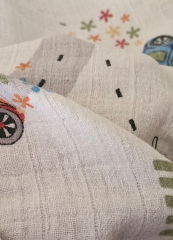 Müslin bebek battaniyesi  - Görsel 2