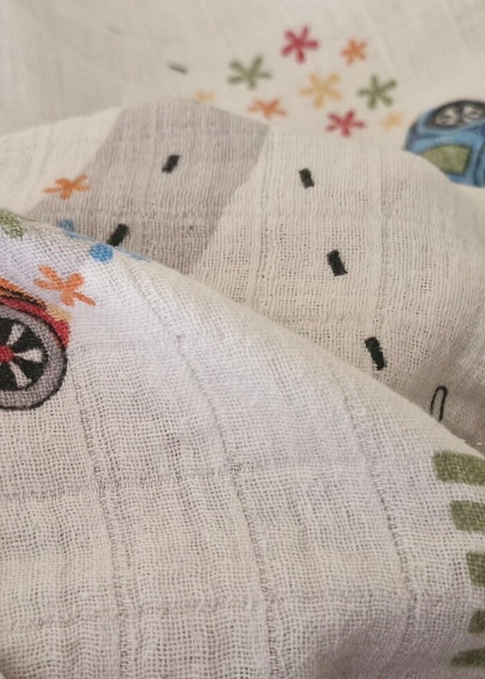 Müslin bebek battaniyesi  - Görsel 2