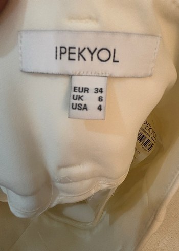 ipekyol İpekyol Beyaz Kumaş Pantolon