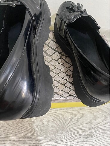 37 Beden siyah Renk Siyah rugan loafer