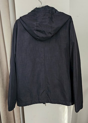 Siyah Fermuarlı Erkek Midi ince Mont - Görsel 2