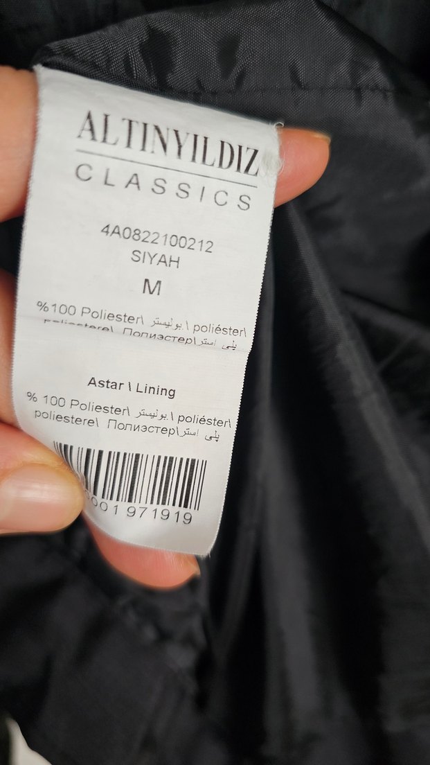 Siyah Fermuarlı Erkek Midi ince Mont - Görsel 5
