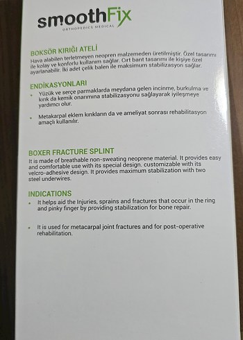 SmoothFix Boksör Kırığı Ateli Siyah - Görsel 2