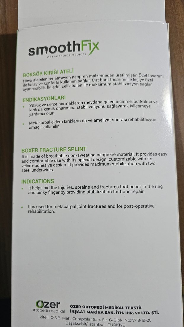 SmoothFix Boksör Kırığı Ateli Siyah - Görsel 2