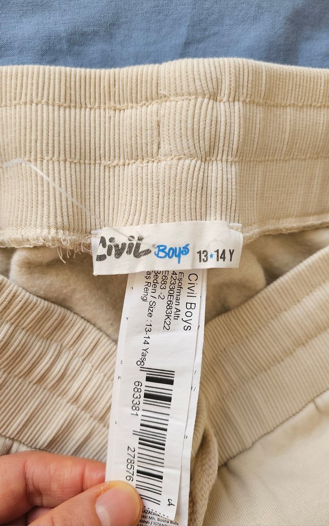 Civil Erkek Çocuk Sokak Stili Pamuklu Sweatshirt ve Eşofman - Görsel 4