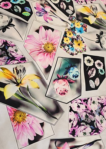 Armine twill ipek eşarp - Görsel 5