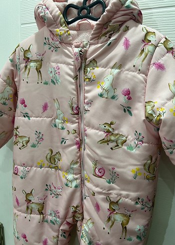 Kız Bebek Pembe Astronot Mont Kozmonot - Görsel 5