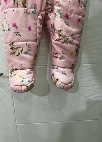 Kız Bebek Pembe Astronot Mont Kozmonot - Görsel 7