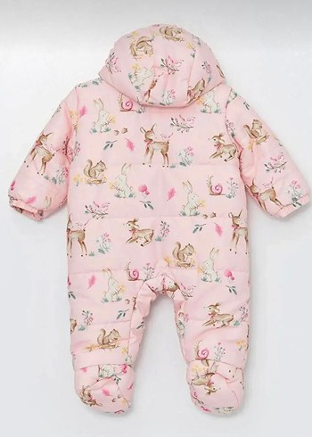 Kız Bebek Pembe Astronot Mont Kozmonot - Görsel 2