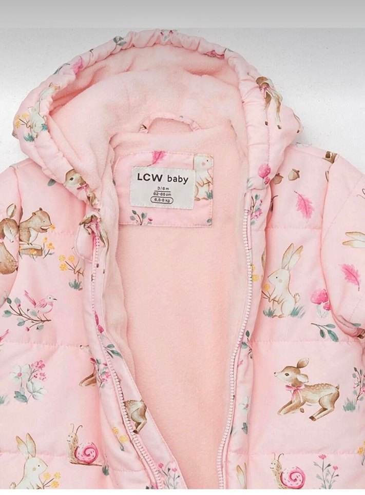 Kız Bebek Pembe Astronot Mont Kozmonot - Görsel 3