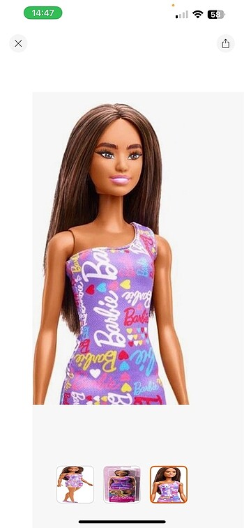 Barbie Şık Bebekler Esmer Orijinal Kutulu