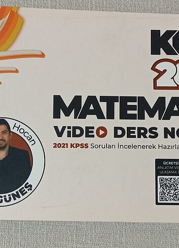 Beden Benim Hocam Matematik Video Ders Notu