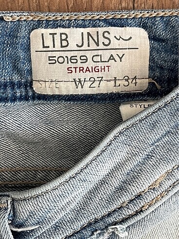 LTB LTB STRAIGHT JEANS- Y2K- Aesthetic- Vintage- Düşük bel(straight)