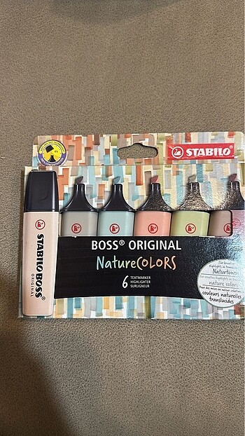 Stabilo set açılmamış
