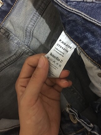 27 Beden mavi Renk Kot pantolon