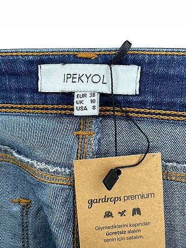 38 Beden mavi Renk ipekyol Jean / Kot %70 İndirimli.