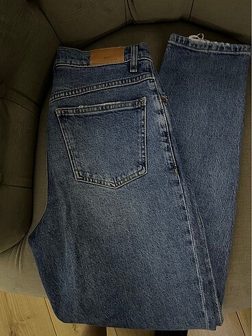 36 Beden mavi Renk Mango mom jean