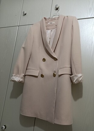 Ekru blazer ceket