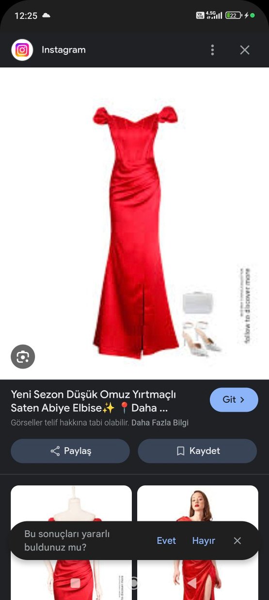 Kırmızı Drapeli Midi Straplez Abiye Elbise kına elbisesi - Görsel 2