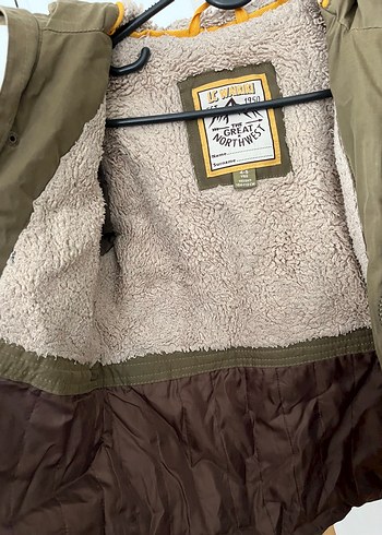 Erkek Çocuk haki yeşil Fermuarlı Streetwear Kaban - Görsel 5