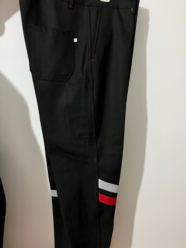 Siyah Regular Fit Erkek Sokak Stili Pantolon - Görsel 3