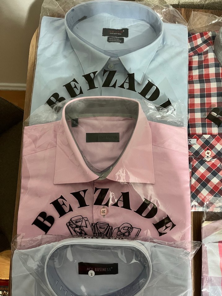 Düğmeli, uzun kollu Renkli Erkek Gömlek - Görsel 2